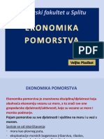 Ekonomika Pomorstva 1. Dio