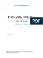 Fisiologia Humana - Roteiro de Estudo