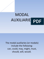 Modal Auxiliaries Presentation