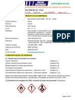 FISPQ - Álcool Etilico 92,8º INPM - JM - Rev 00