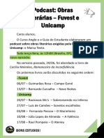 Podcast - Obras Literárias - Fuvest e Unicamp PDF