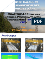 Etude des Ponts à Poutres à Travées Indépendantes « calcul de CRT »