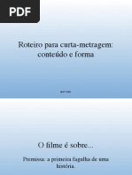 Forma e Conteudo Roteiro
