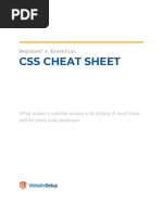 Wsu Css Cheat Sheet Gdocs