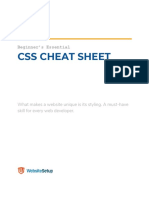 Wsu Css Cheat Sheet Gdocs