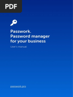 Passwork. Password Manager For Your Business: User's Manual