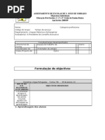 OBJECTIVOS INDIVIDUAIS Sobrado