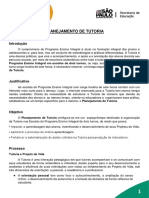 Documento Orientador - Planejamento de Tutoria 2020