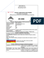 Msds Maxpower Lubricante 140