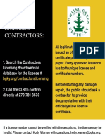 How To Identify Licensed Contractors