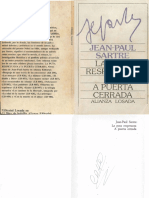 Sartre, Jean-Paul. (1984). La Puta Respetuosa-A Puerta Cerrada. (2da. Ed). (Bernárdez, A, Trad). Madrid, España_Losada-Alianza