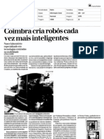 Coimbra cria robôs cada vez mais inteligentes