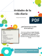 Evaluación funcional: instrumentos para medir las actividades de la vida diaria