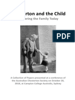 Chesterton and The Child Fostering The Family Today