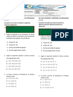 Evaluación Sabatina Factor Común Por Agrupación