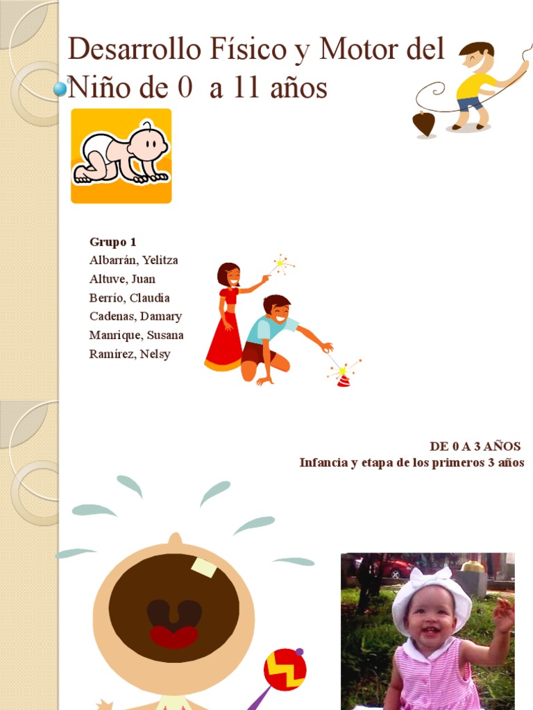 Desarrollo Motor Infantil: 0 a 11 Años | PDF | Cerebro | Adultos