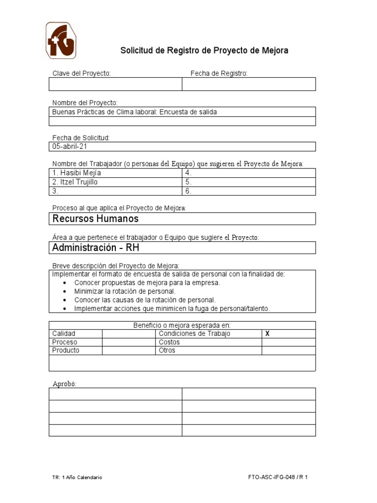 Encuesta de Salida PDF