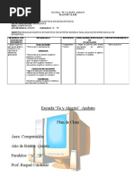 Plan  de clase Computación 