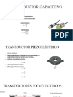 Transductores capacitivos, piezoeléctricos, fotoeléctricos y resistivos