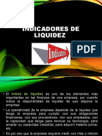 Indicadores de Liquidez y Solvencia