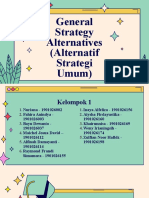 Kelompok 1 - General Strategy Alternatives