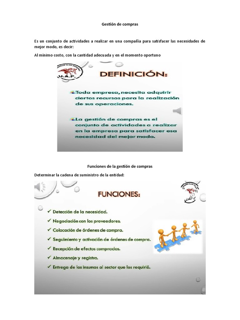 Gestión de Compras | PDF | Finanzas y dinero