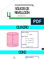 Formulas de Solidos de Revolucion