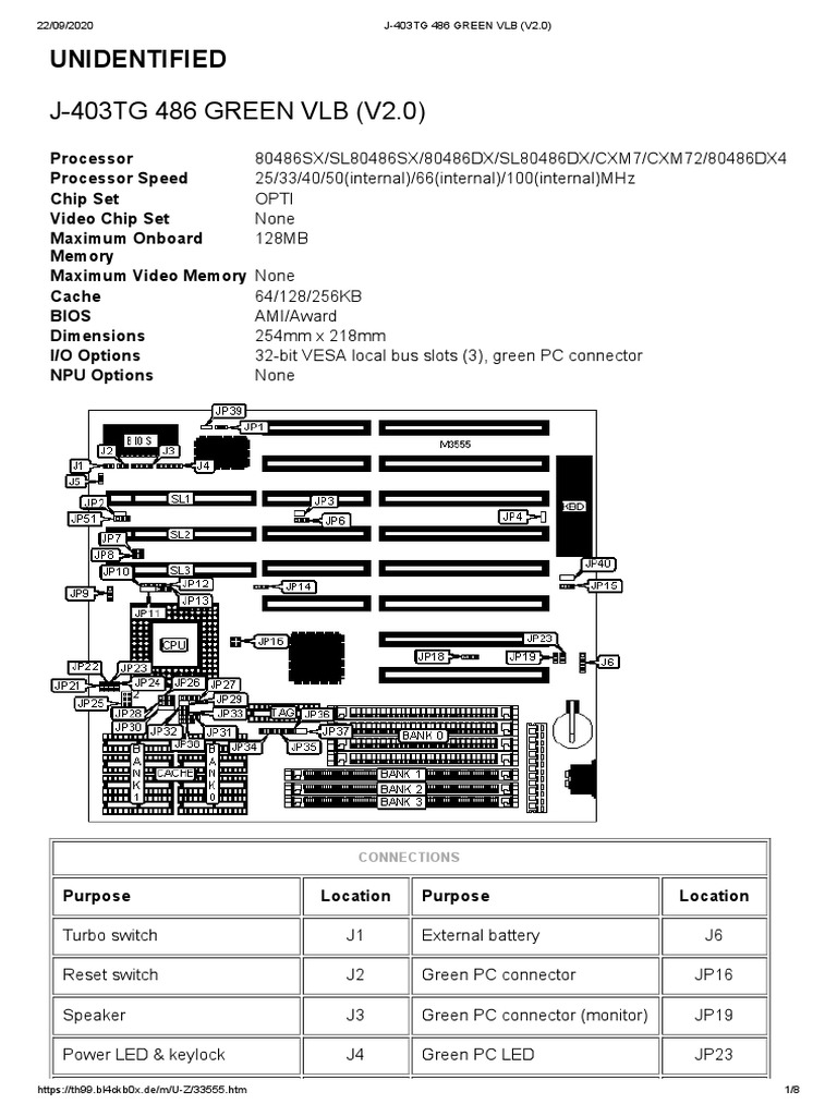 486 Motherboard Configuration Guide | PDF | Computer Related ...