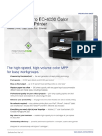 Workforce Pro Ec-4030 Color Multifunction Printer: The High-Speed, High-Volume Color MFP For Busy Workgroups