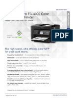 Workforce Pro Ec-4020 Color Multifunction Printer: The High-Speed, Ultra Efficient Color MFP For Small Work Teams