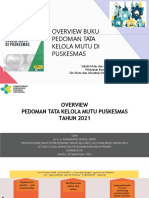 Overview Pedoman TKM Dan Pengorganisasian Mutu Di Puskesmas