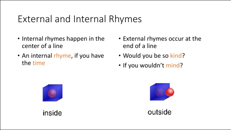 External and Internal Rhymes | PDF