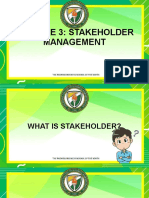 Lecture 3 - Stakeholder Management