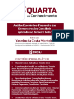 Análise Econômico Financeira Das Demonstrações Contábeis Aplicadas Ao 3° Setor