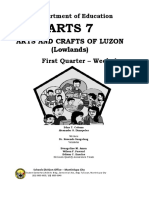 Arts 7: Arts and Crafts of Luzon (Lowlands)