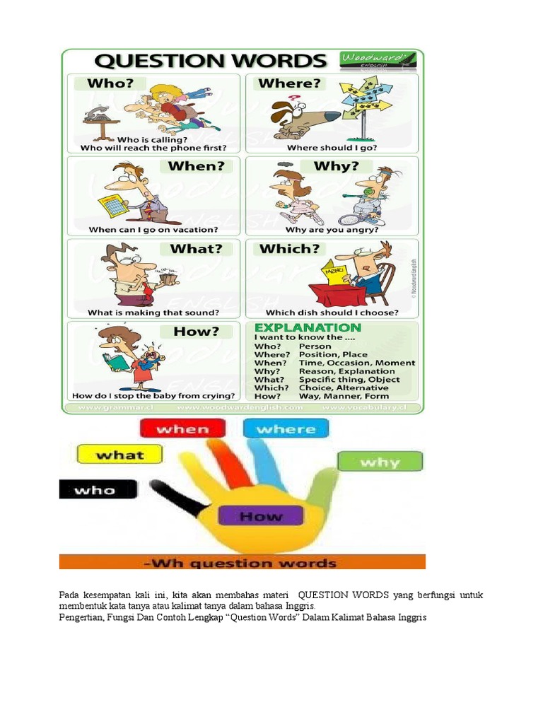 Panduan Lengkap Question Words Inggris | PDF