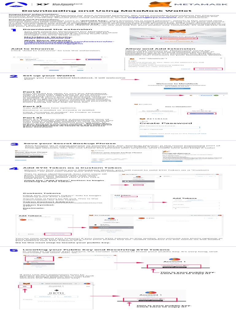 Downloading and Using Metamask Wallet: Download The Extension | PDF |  Cyberwarfare | Security