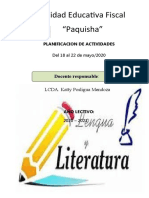 Semana Del 18 Al 22 de Mayo