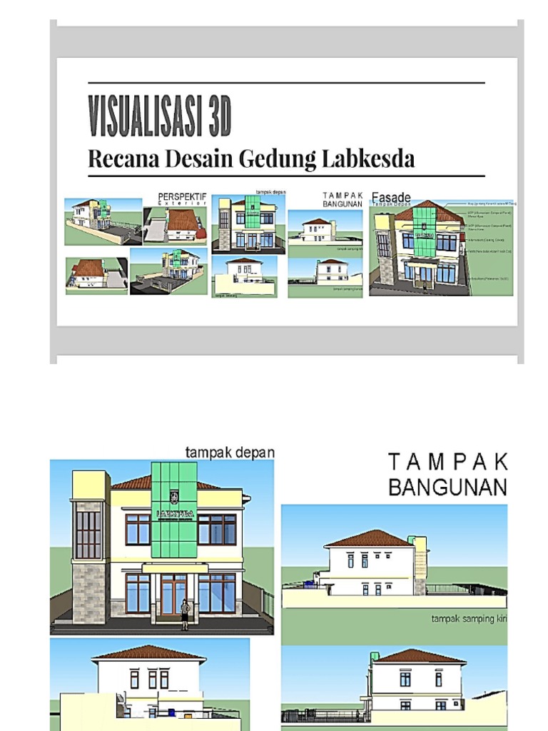 Rencana Pembangunan Gedung Labkesda Kolaborasi | PDF