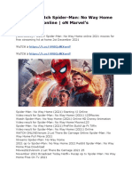 HOW TO WATCH Spider-MAN: No Way Home (2021) FULL Online Movies Free Streaming at HOME