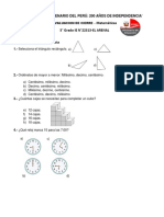 Bicentenario Perú evaluación matemáticas