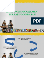 Komponen Manajemen Berbasis Madrasah
