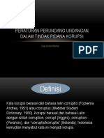 PBAK10 - Peraturan Perundang Undangan Dalam TIPIKOR (Tindak Pidana Korupsi)