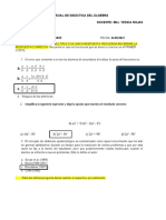 Parcial de Didactica Del Algebra y Trigonometría - Juan David Bonilla e