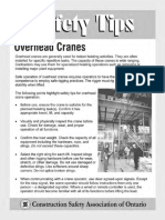 Safety Tips Overhead Cranes