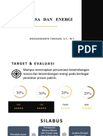 NERACA MASSA DAN ENERGI