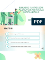 Komunikasi Pada Pasien Dan Keluarga Yang Mendapatkan Perawatan Paliatif