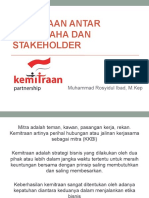 Kemitraan Antar Wirausaha Dan Stakeholder