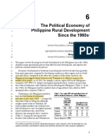 The Political Economy of Philippine Rural Development Since The 1960s