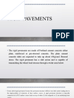 RIGID PAVEMENTS report